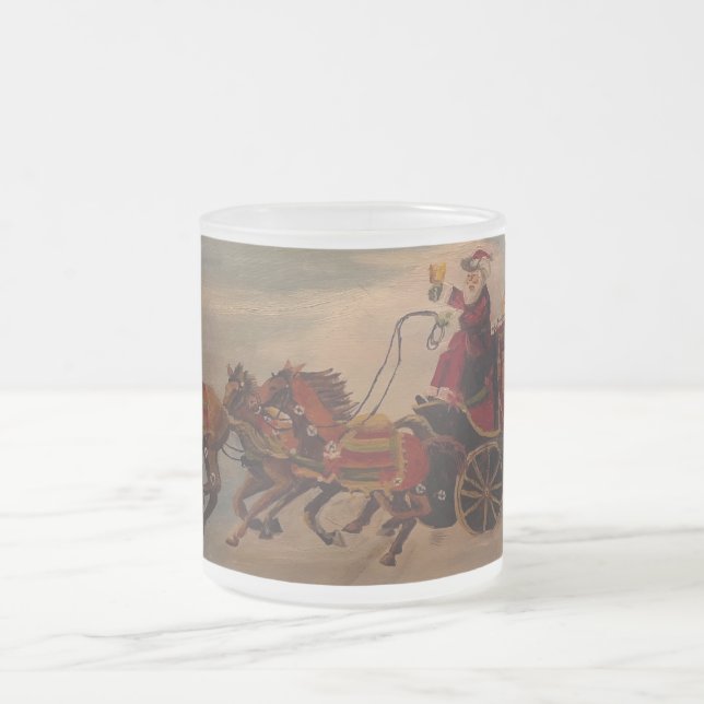 Santa Bühne Coach, original von Gary Poling Mattglastasse (Mittel)