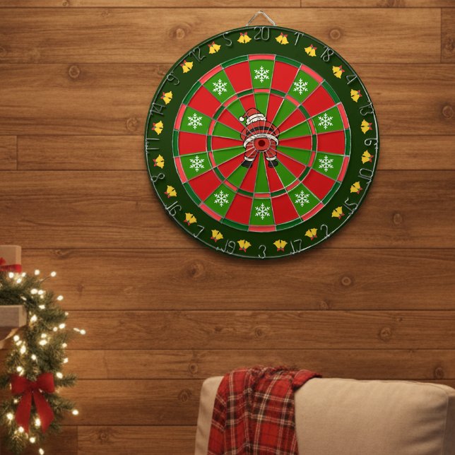 Santa Bullseye Weihnachten Dartscheibe (Von Creator hochgeladen)