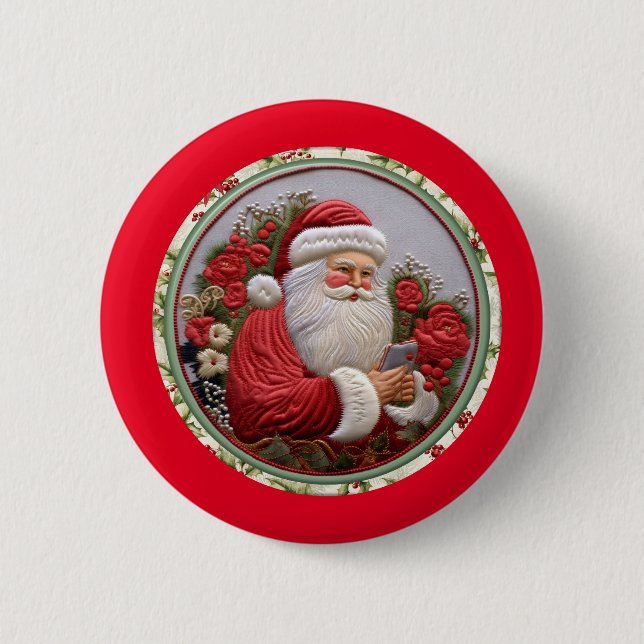 Santa Button (Vorderseite)