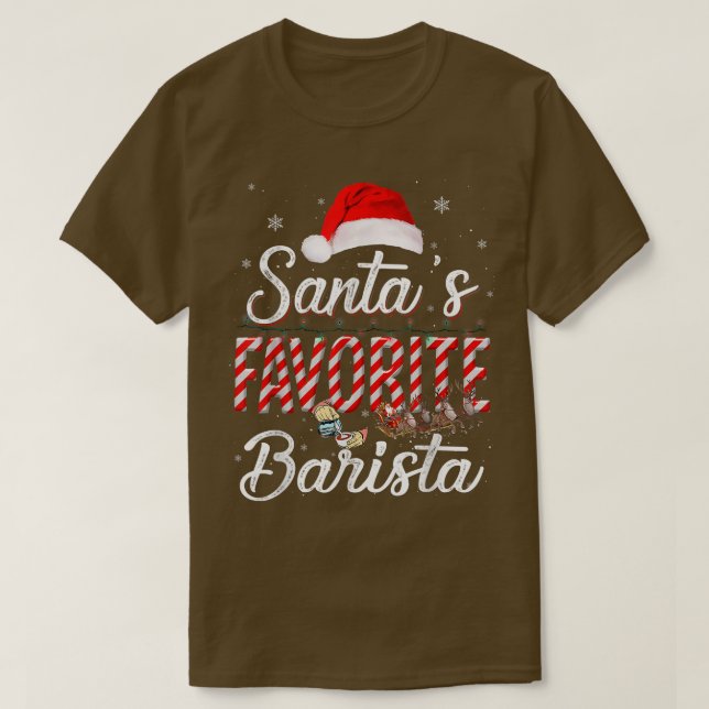 Santa C ist die Lieblingsstatuenhütte des Weihnach T-Shirt (Design vorne)