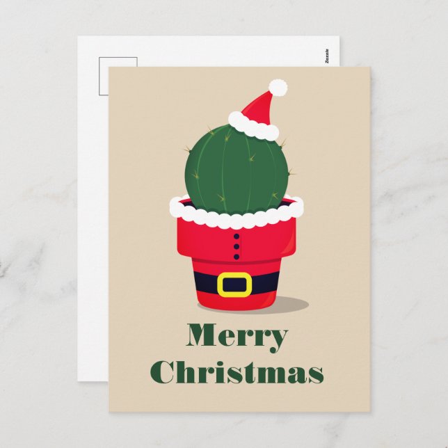 Santa Cactus Wüste Weihnachten (Vorne/Hinten)