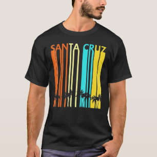 Santa California Retro Vintag Zuhause Cruz T-Shirt