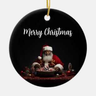 Santa Candy Claus Ornament