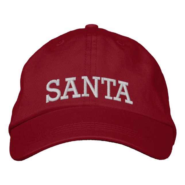 SANTA ... ; ) Cap by SRF Bestickte Baseballkappe (Vorderseite)