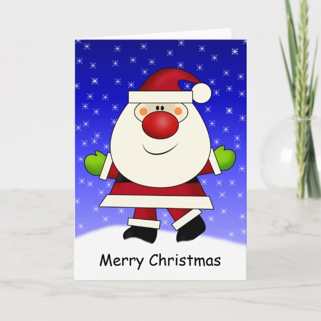 Santa Card Feiertagskarte (Vorderseite)
