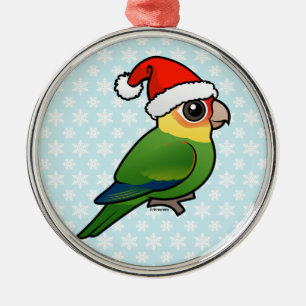 Santa Carolina Parakeet Silbernes Ornament