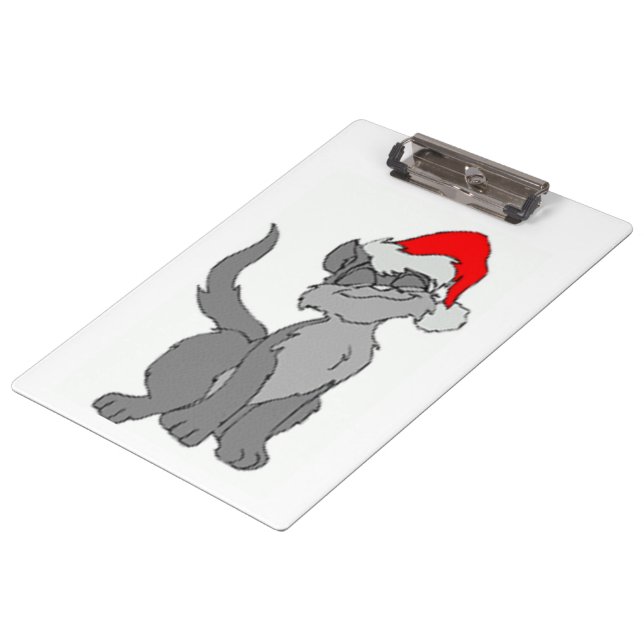 SANTA CAT KLEMMBRETT (Schrägansicht)