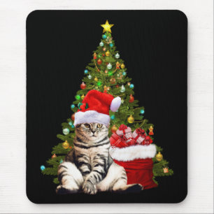 Santa Cat Mousepad