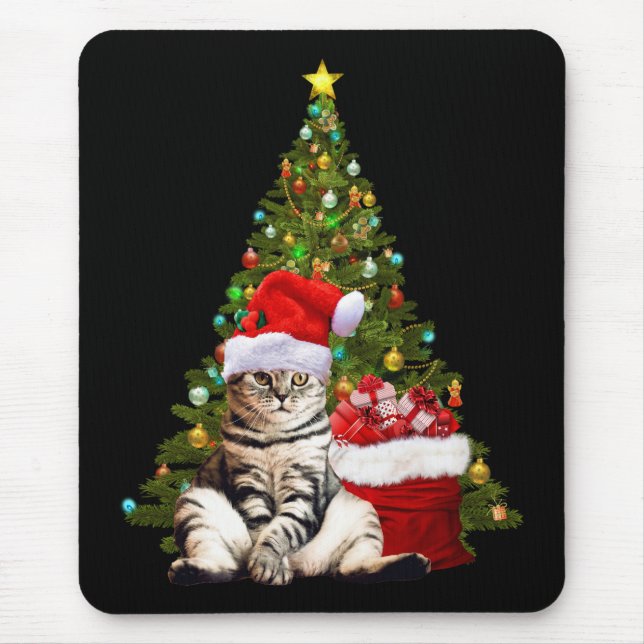 Santa Cat Mousepad (Vorne)