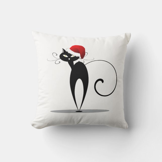 Santa Cat Pillow Kissen (Vorderseite)