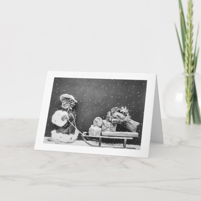 Santa Cat Still Image (1914) Weihnachten (Vorderseite)