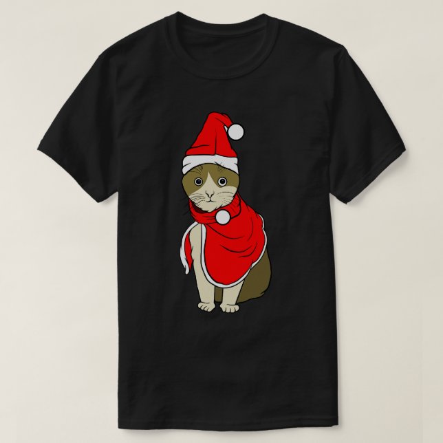 Santa Cat T-Shirt (Design vorne)