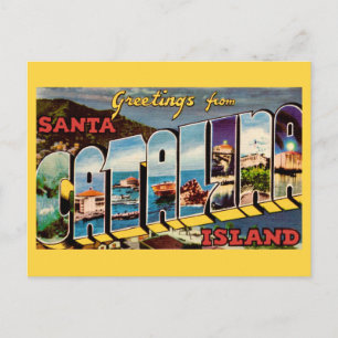 Santa-Catalina-Insel-Postkarte Postkarte