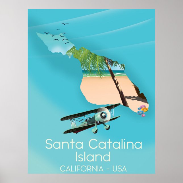 Santa Catalina Island Kalifornien USA Poster (Vorne)