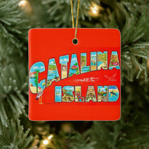 Santa Catalina Island Keramikornament