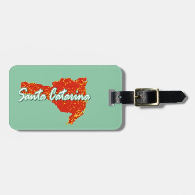 Santa Catarina Gepäckanhänger (Vorderseite horizontal)