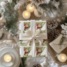 Santa Catching einige Zs Letter Z Weihnachten