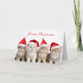 Santa Cats Karte