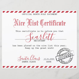 Santa Certificate - Kinderpaket