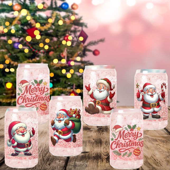 Santa Cheer Can Glasses Dosenglas (Von Creator hochgeladen)
