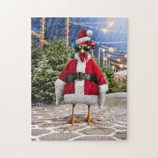 Santa Chicken Puzzle (Vertikal)