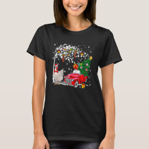Santa Chicken Red Lieferwagen Truck Carry X Mas Tr T-Shirt