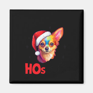 Santa Chihuahua Hund Es gibt ein paar Hos in diese Magnet