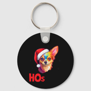 Santa Chihuahua Hund Es gibt ein paar Hos in diese Schlüsselanhänger