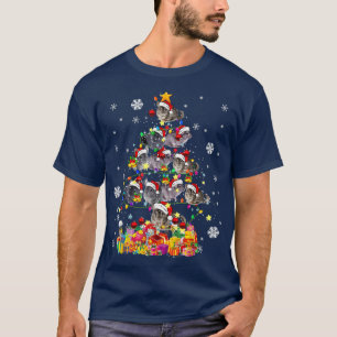 Santa Chinchilla Christmas Tree T-Shirt