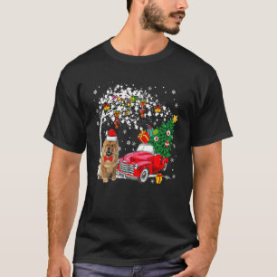 Santa Chow Chow Red Lieferwagen LKW Carry X Mas Tr T-Shirt