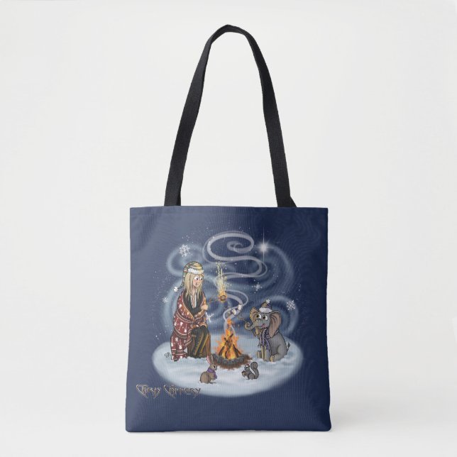Santa Chris & Wilbur Feuerside Friends Tote Bag (Vorderseite)