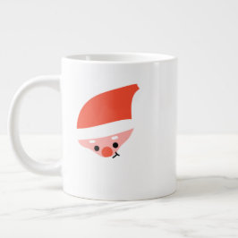 Santa Christmas Mug – Jolly Holiday Cocoa & Coffee Jumbo-Tasse