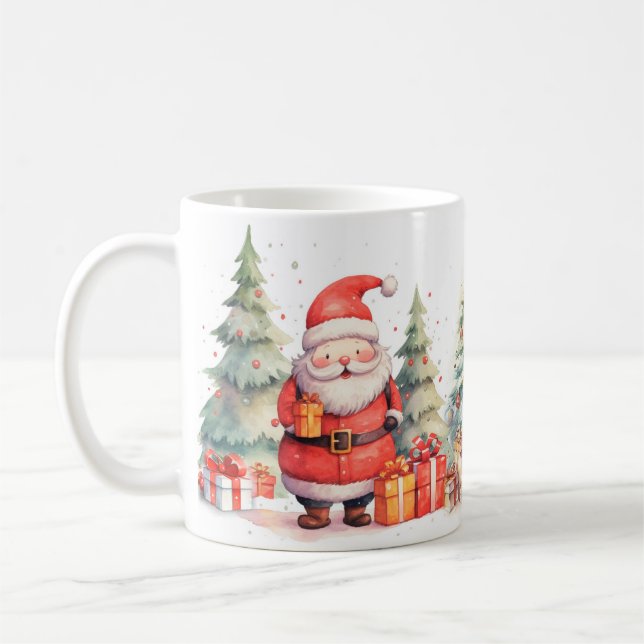 Santa Christmas Mug Kaffeetasse (Links)
