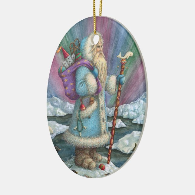 SANTA CHRISTMAS PORCELAIN ORNANAMENT KERAMIKORNAMENT (Links)