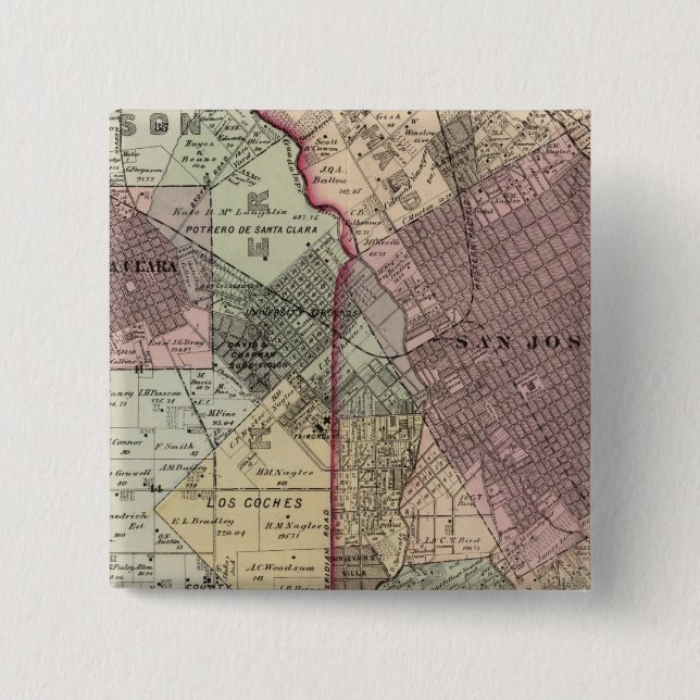 Santa Clara Co 5 Button (Vorderseite)