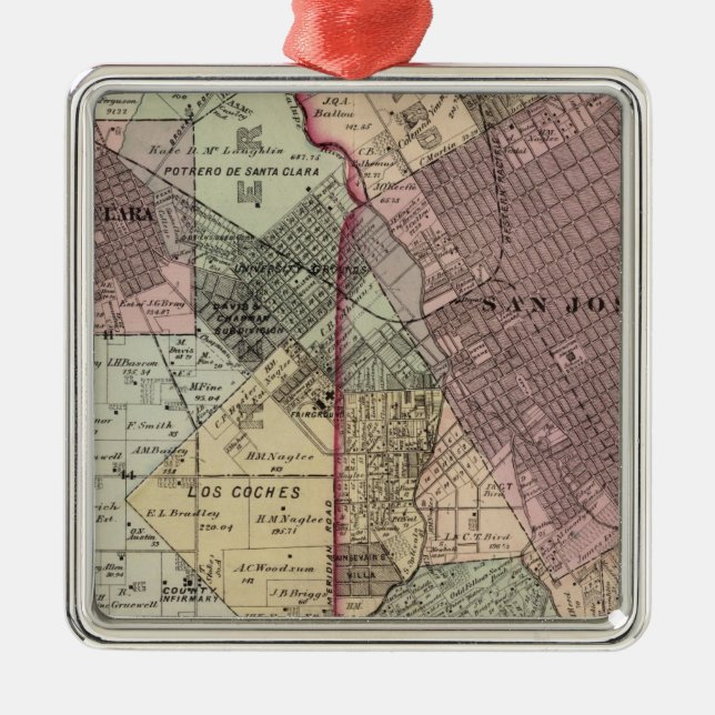 Santa Clara Co 5 Ornament Aus Metall (Vorne)