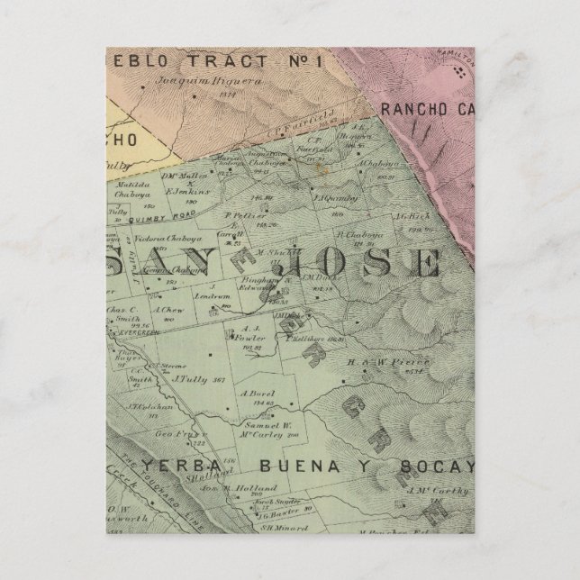 Santa Clara Co 6 Postkarte (Vorderseite)
