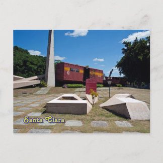 Santa Clara, Kuba. Der entgleiste Zug 3 Postkarte