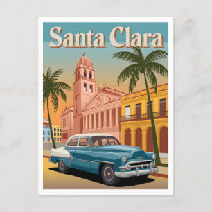 Santa Clara Kuba Vintage Postkarte