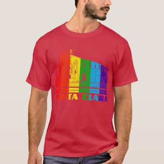 Santa Clara Pride Santa Clara LGBT Geschenk LGBTQ T-Shirt