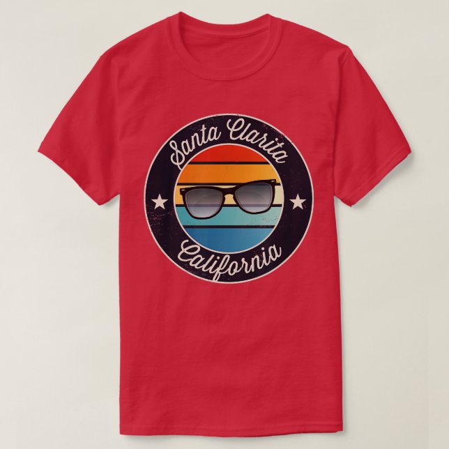 Santa Clarita California CA Vacation Souvenir Sung T-Shirt (Design vorne)
