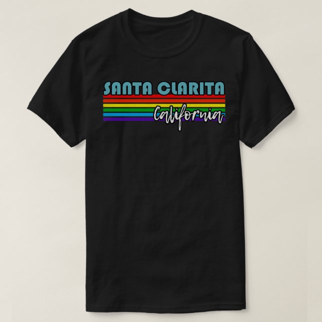 Santa Clarita California Pride Santa Clarita LGBT T-Shirt (Design vorne)
