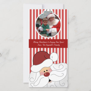 SANTA CLAUS 8x4 Weihnachtskarte Feiertagskarte