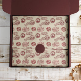 Santa Claus Airmail Holiday Seidenpapier