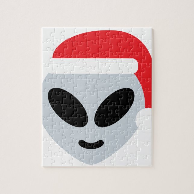 santa claus Alien emoji Puzzle (Vertikal)