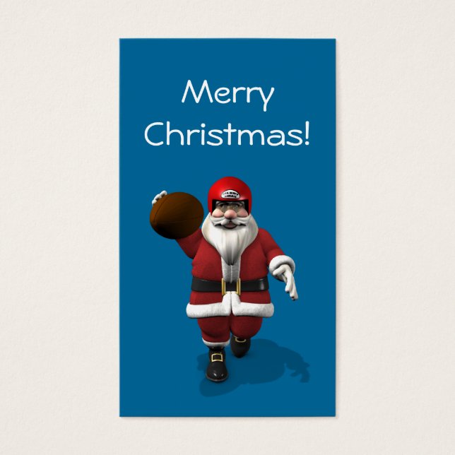 Santa Claus American Football Player (Vorderseite)