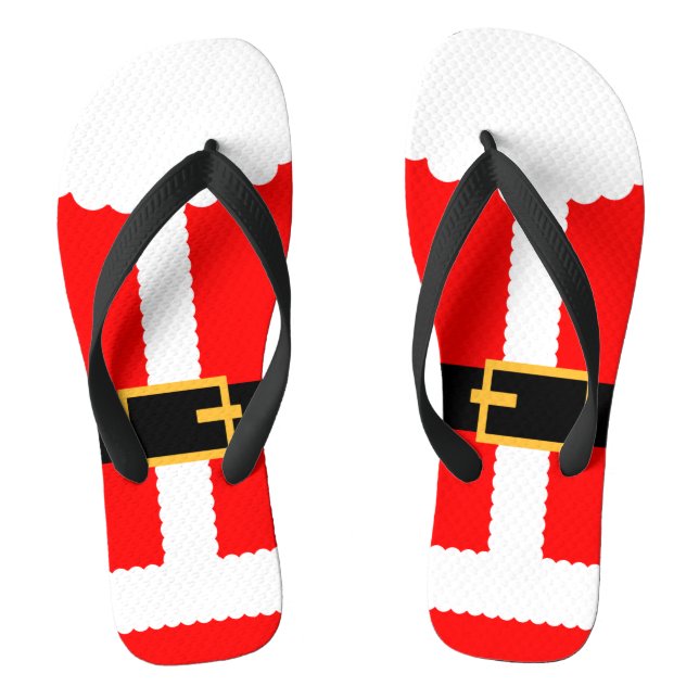 Santa Claus Anzug Flip Flops (Fußbett)