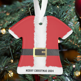 Santa Claus Anzug Jacket Frohe Weihnachten Ornament