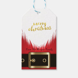 Santa Claus Anzug Weihnachten Geschenkanhänger