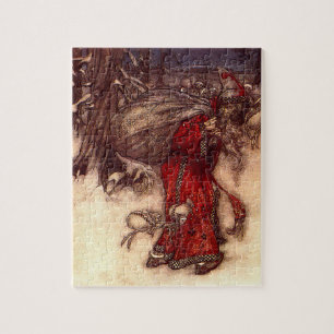 Santa Claus Arthur Rackham Puzzle